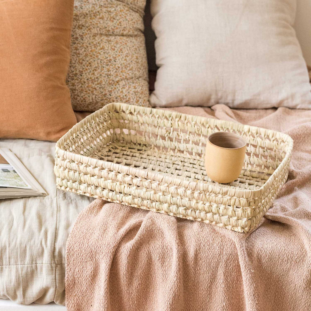 Palm leaf tray