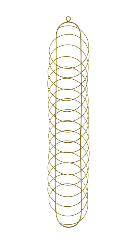 "Madam Stoltz" gold circles card holder
