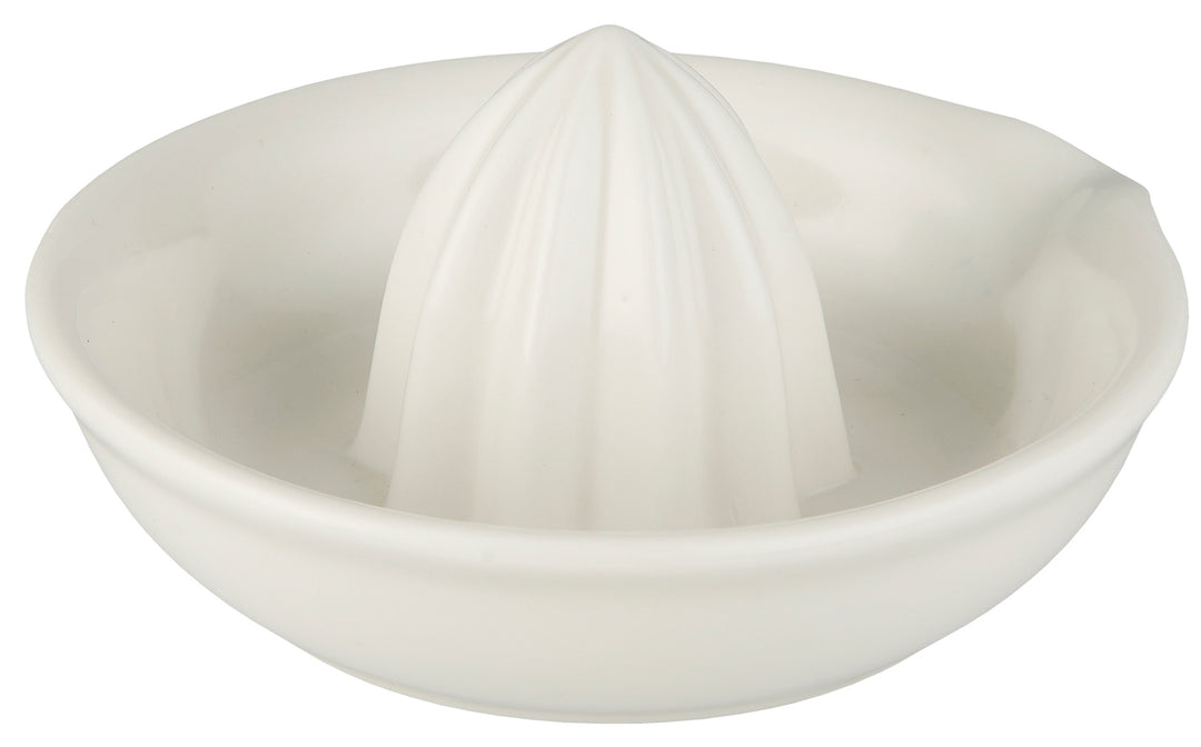 Presse agrumes en céramique blanc