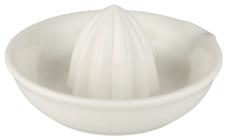 Presse agrumes en céramique blanc