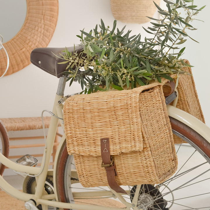 Rush basket for bicycle