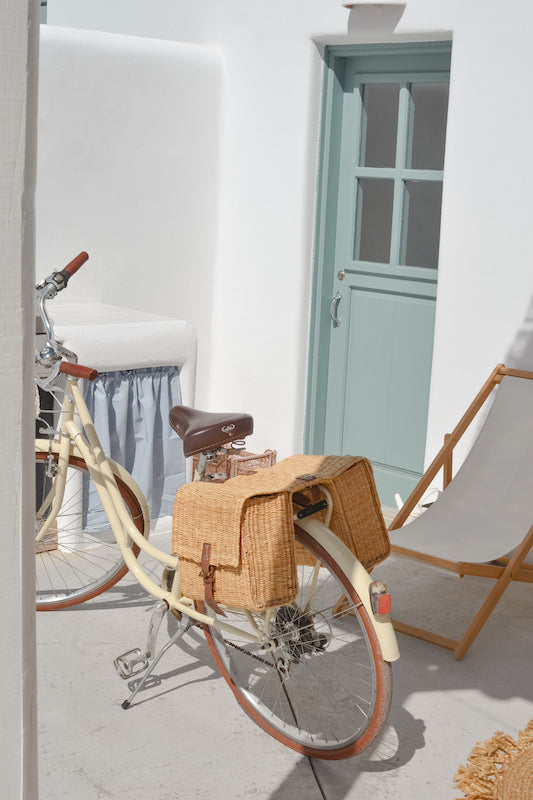 Rush basket for bicycle