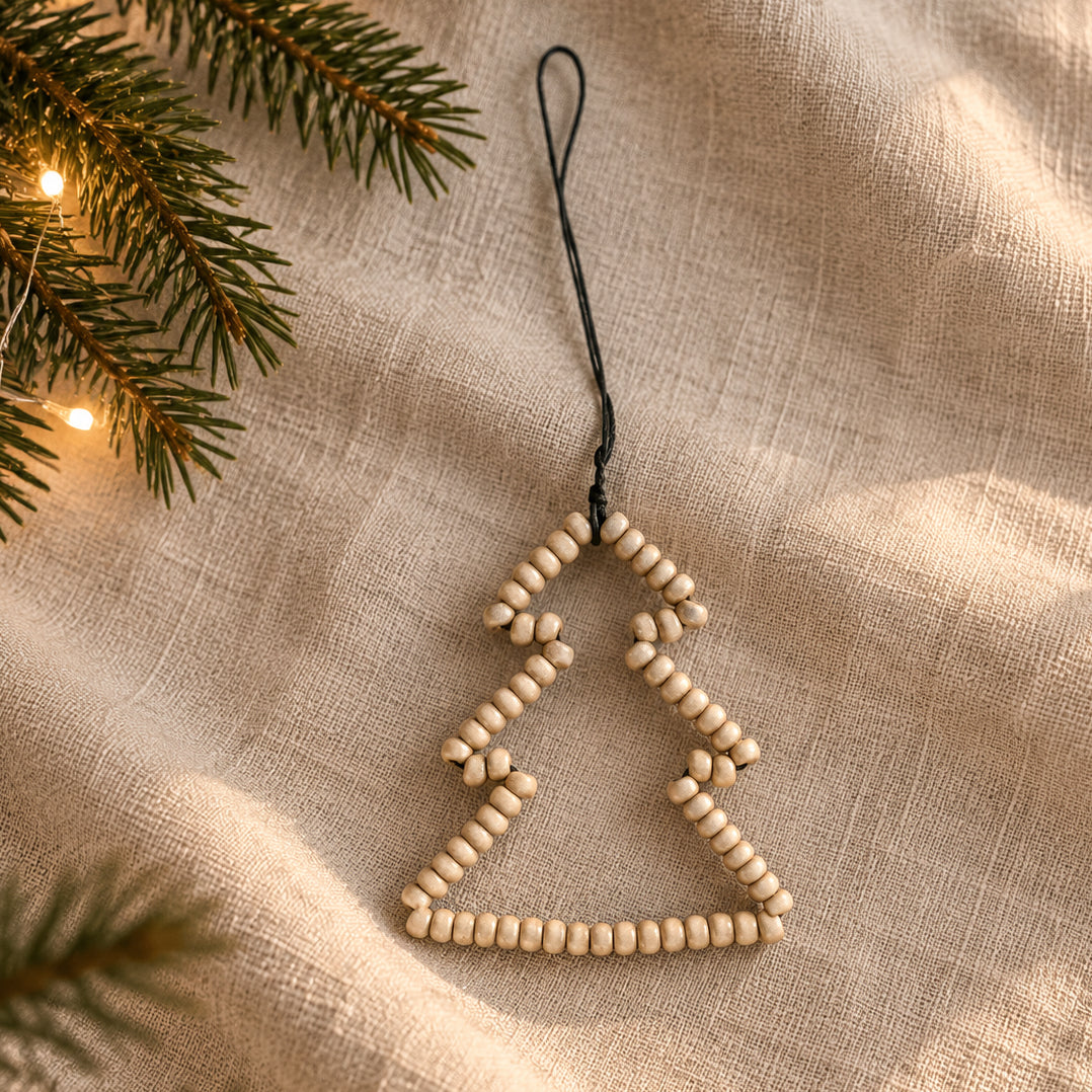 Sapin perles de bois