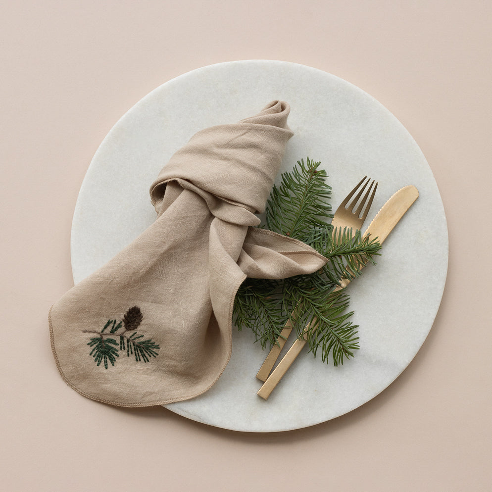 Serviette de table Maileg pomme de pin
