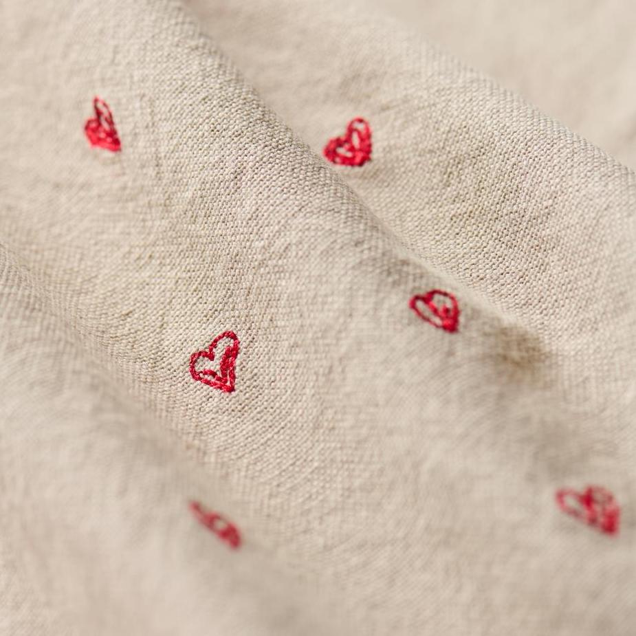 Serviette de table cœurs rouges IB Laursen