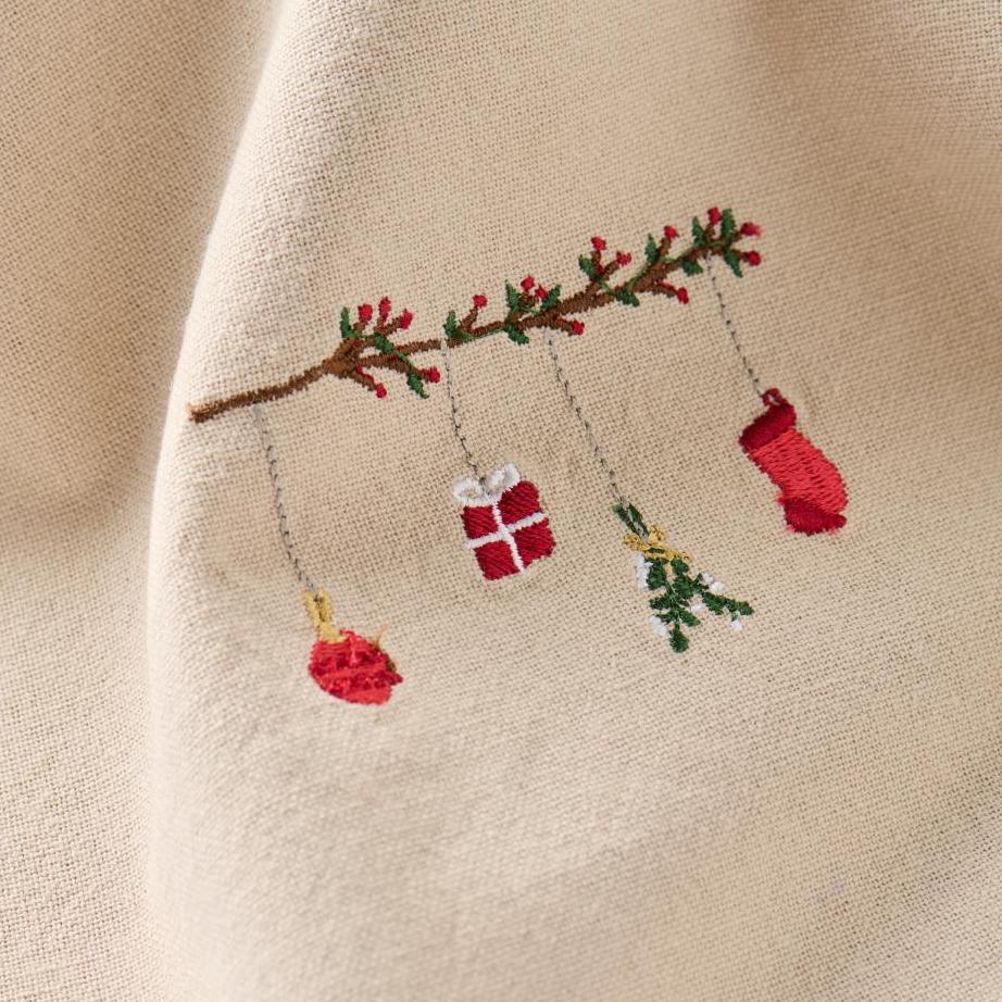 Serviette de table Noël brodée IB Laursen
