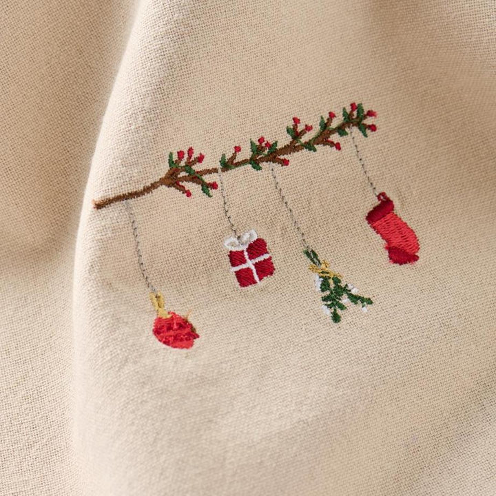 Serviette de table Noël brodée IB Laursen