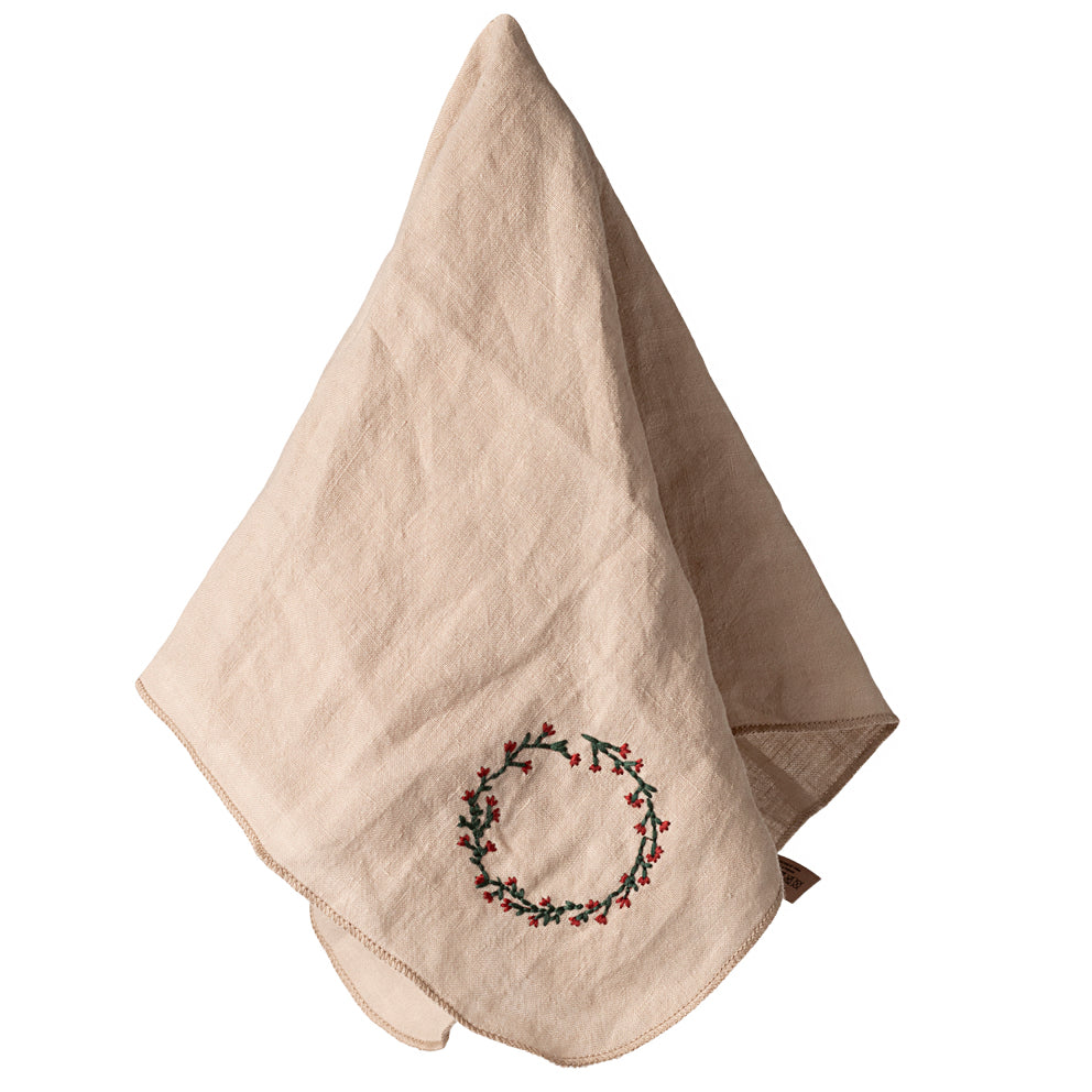 Serviette de table Maileg couronne de Noël