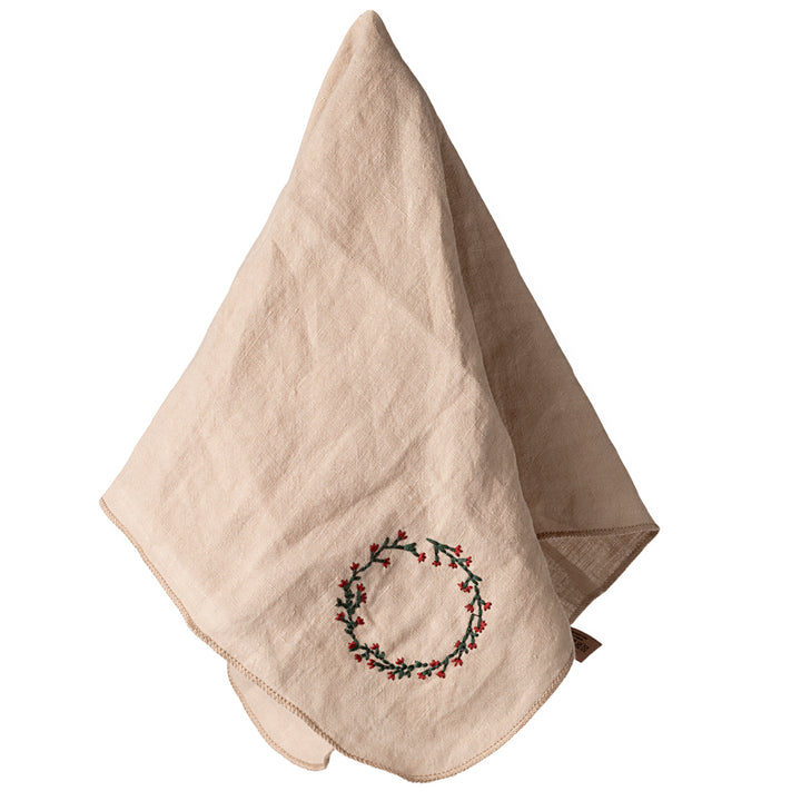Serviette de table Maileg couronne de Noël