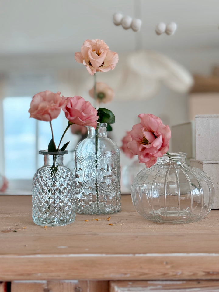 Glass bud vase