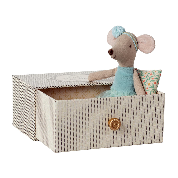 Souris ballerine dans sa boîte Maileg