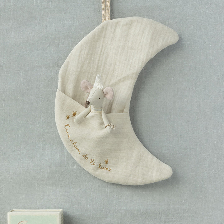Little Tooth Fairy Mouse girl with her "Maileg" box