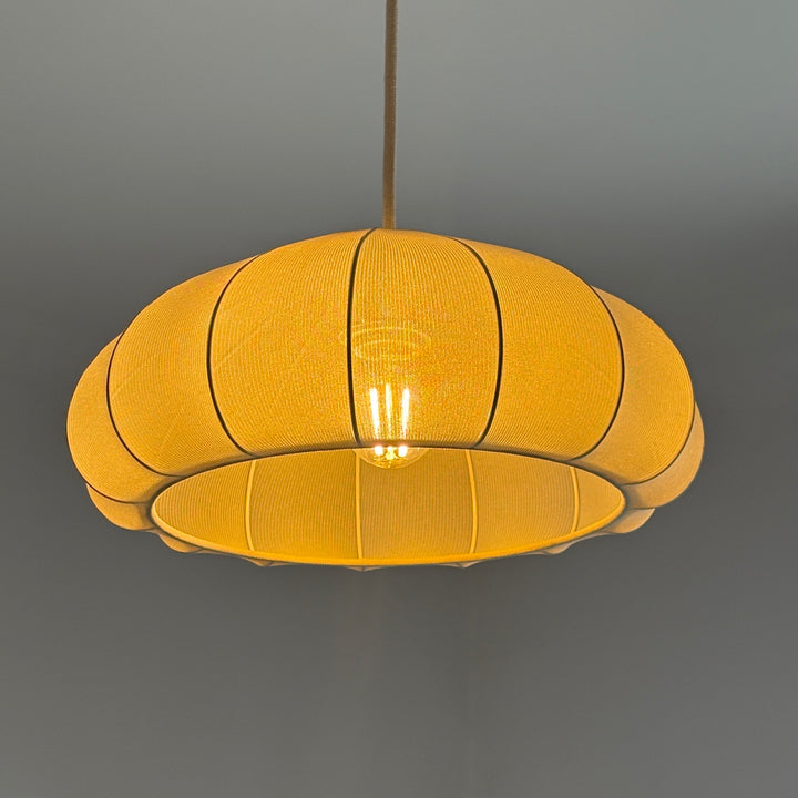 Suspension Pivoine ronde en tissu L