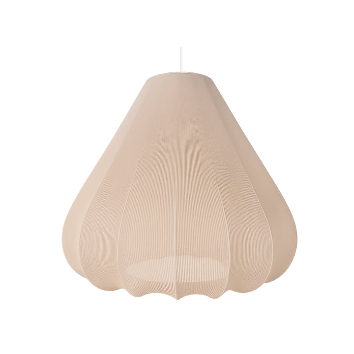 Suspension meringue en tissu beige L