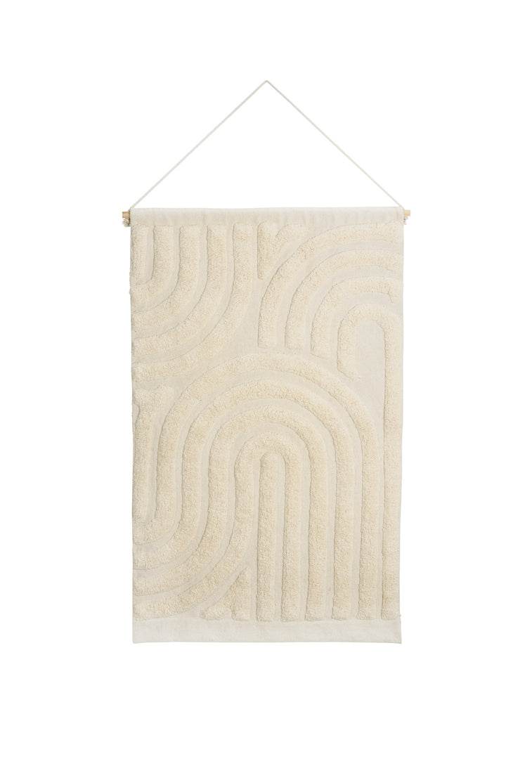 Tapiz de pared beige Madam Stoltz