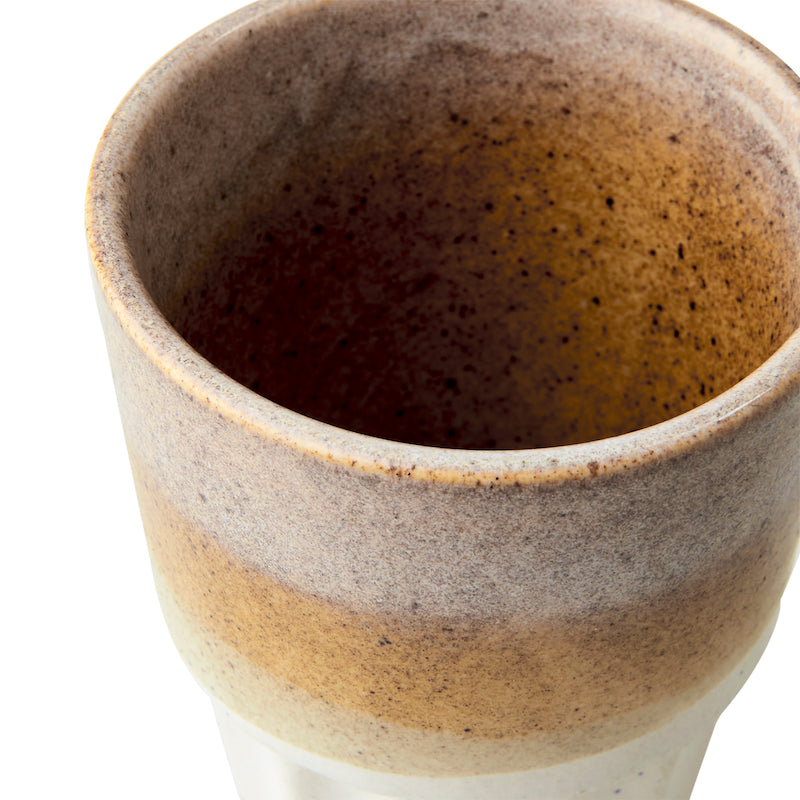 Taza Elsa bicolor M beige