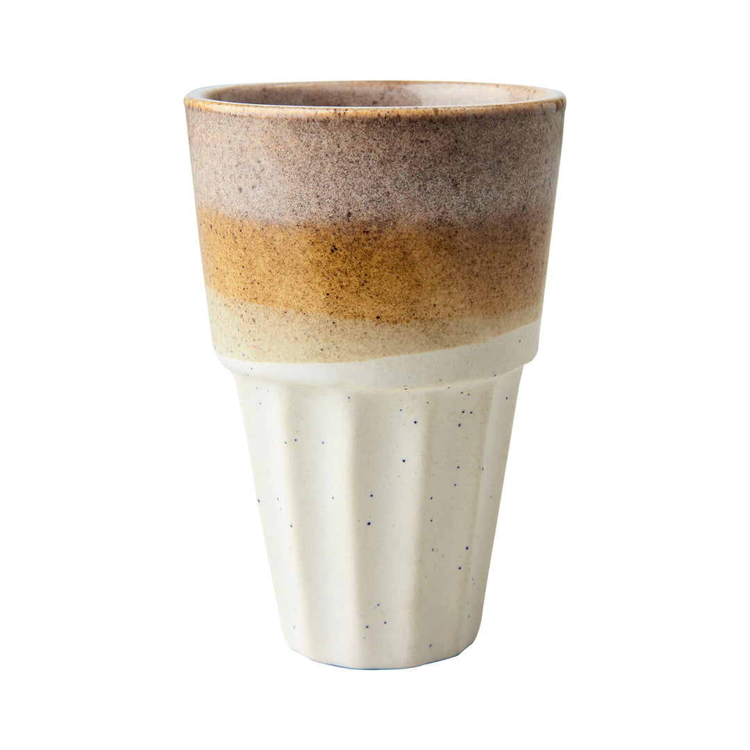Taza Elsa bicolor M beige