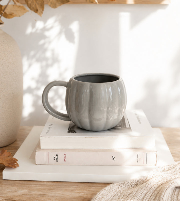 Mug citrouille gris