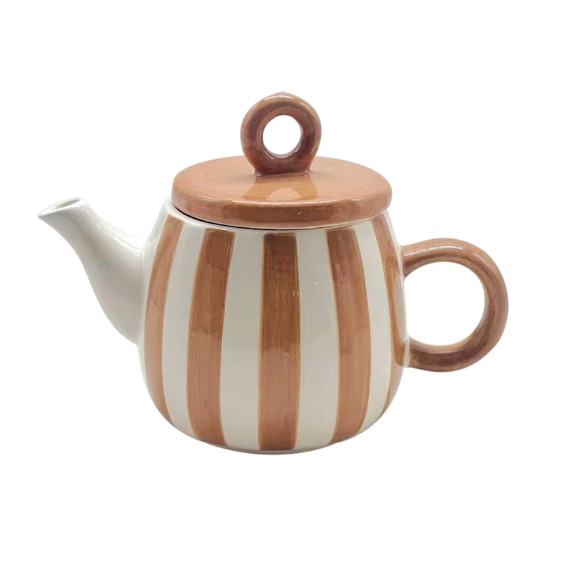 Striped camel teapot