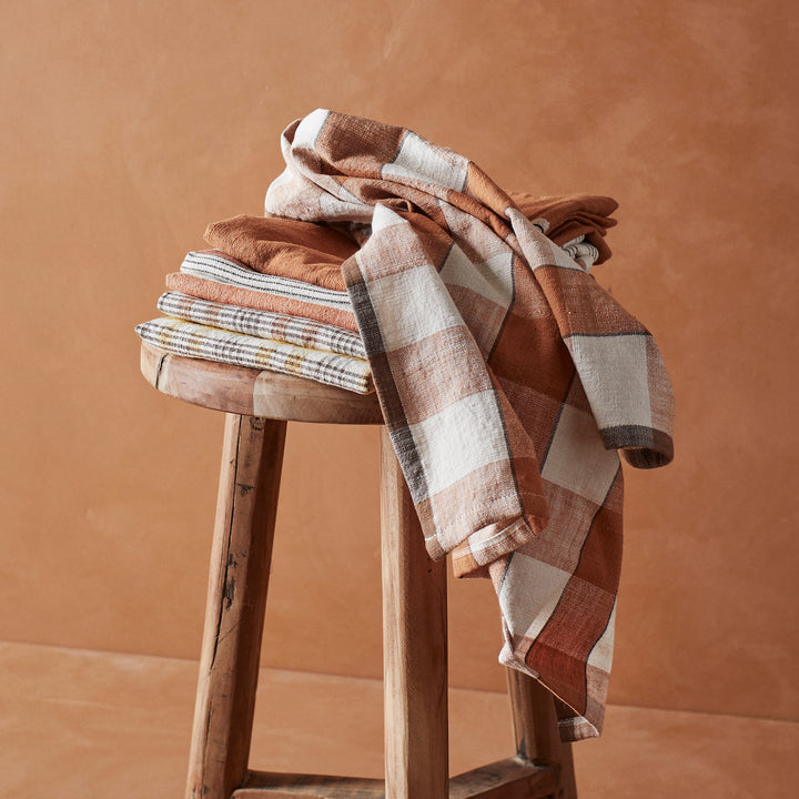 "Madam Stoltz" Brick Checkered Dish Towel