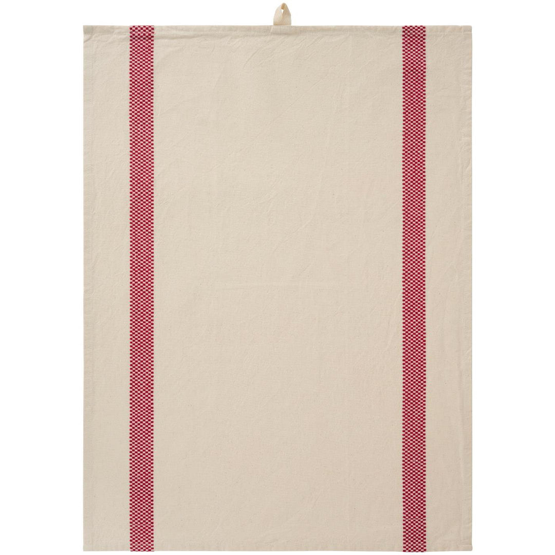 Torchon Cuisine Coton IB Laursen Rayures Rouges