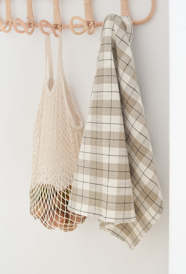 Torchon ficelle à carreaux "Madam Stoltz"