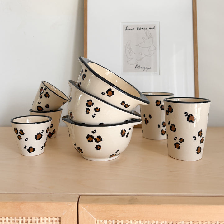 Mug léopard - Fabriqué main en France
