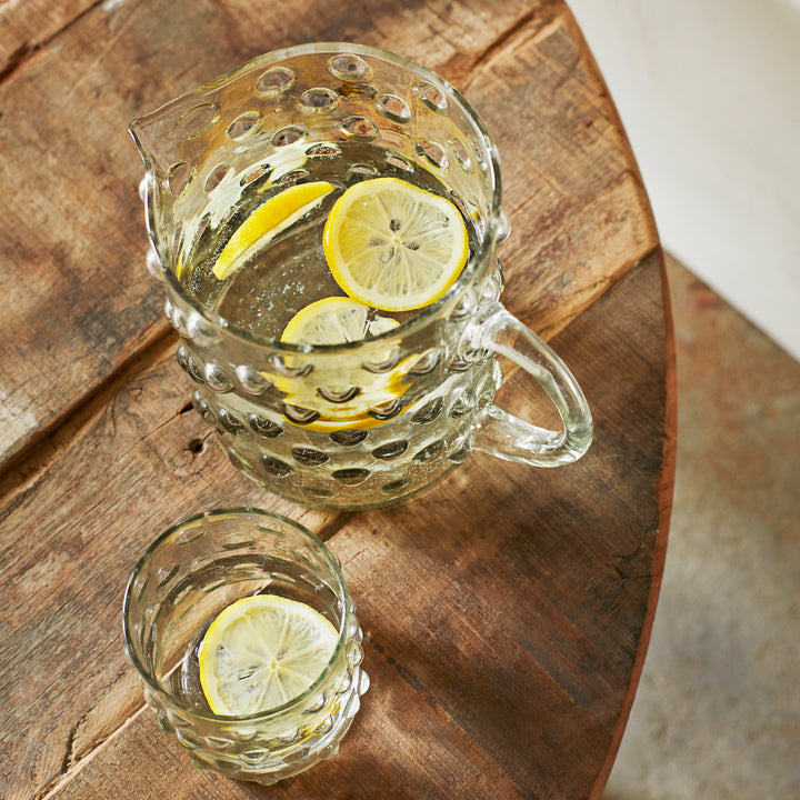 Pichet en verre à pois Madam Stoltz