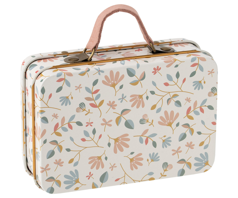 Petite valise à fleurs roses pour poupée Maileg - Le Joli Shop